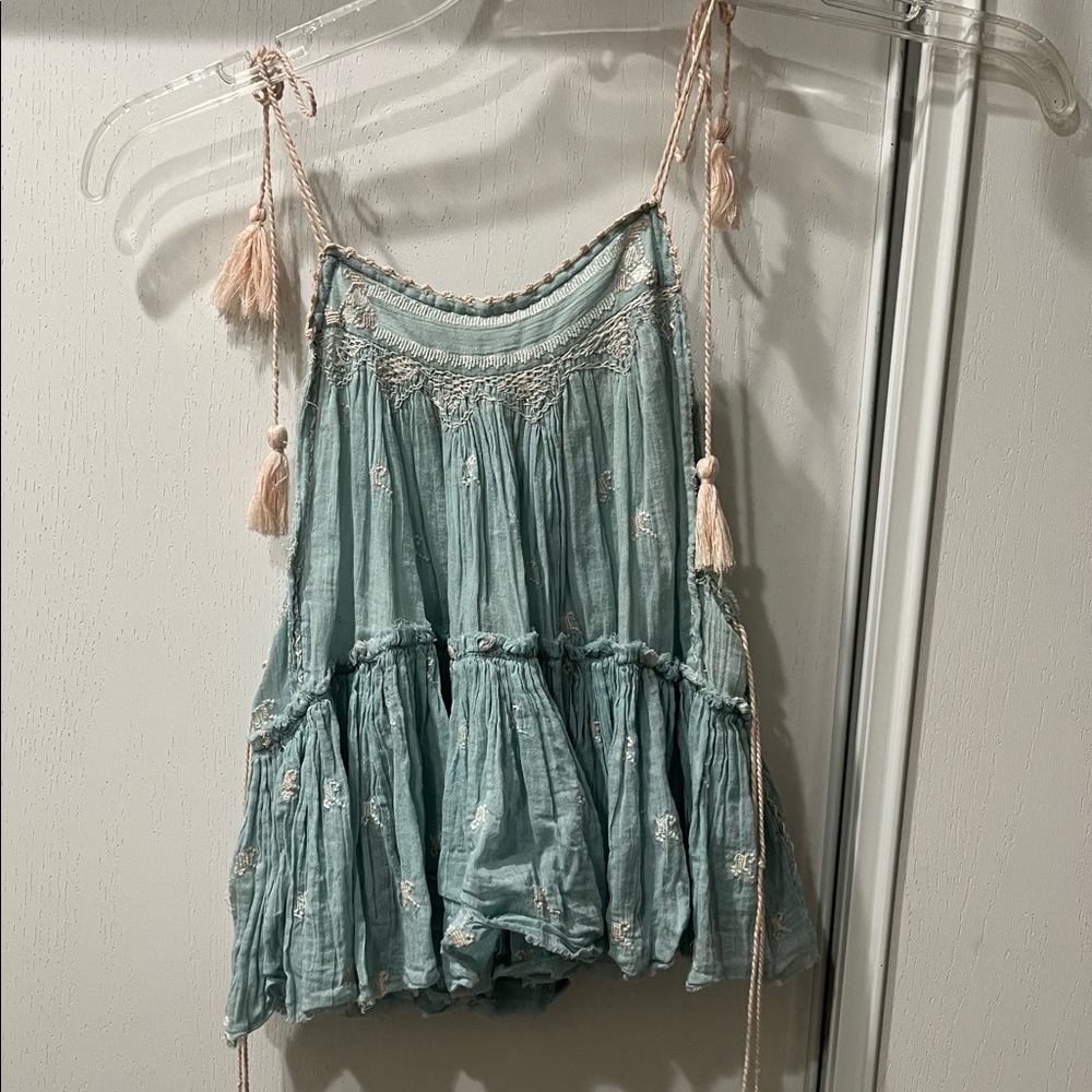 Free people embroidered top